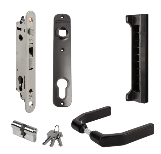 [BS.FORTYSET-40P-GP] Slēdzeņu komplekts FORTYSET-40P-GP, slēdzenei FortyLock, LOCINOX