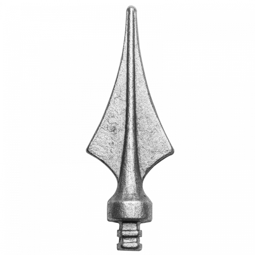 [K40.078.02] Forged steel arrowhead 12x12 mm H120 x L43 mm