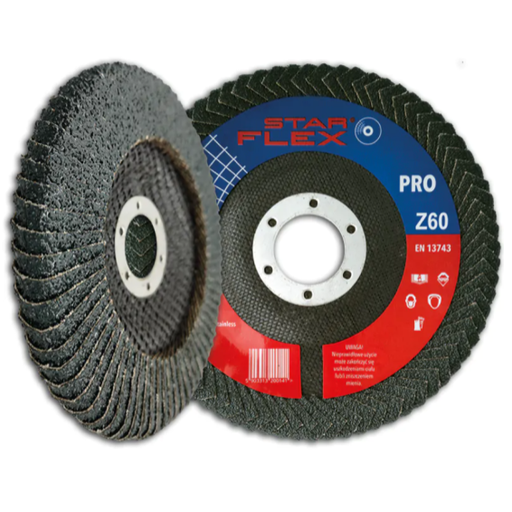 [TLP1252260] Lapiņdisks ar abpusēju abrazīvu priekš stūriem 60, 125x22mm (metāls + inox)