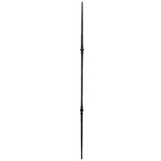 [K23.006] Forged steel baluster d12mm H950 x L25 mm