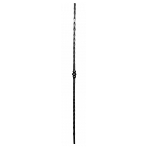[K23.007] Forged steel baluster 12x12 mm H950 x L30 mm
