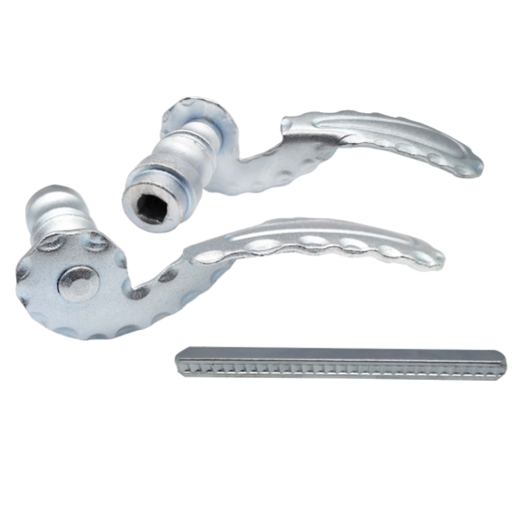 [63.013.01] Door handle H142 x L90 mm (galvanized)