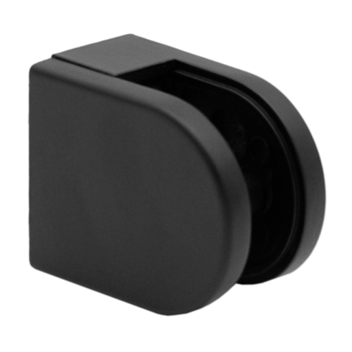 [i01.50D1.ZXM.9005] Стеклодержатель 50x40x26mm, zamak + RAL9005