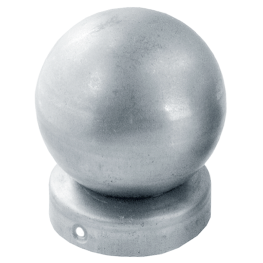 [62.060.06.ZN] Steel canopy for post D60mm, ball D60mm (galvanized)