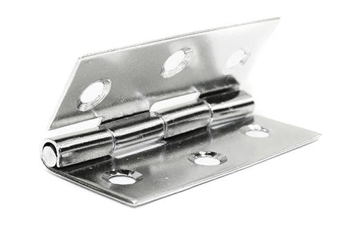 [i61.4058.4US] Hinge 40x50x0,8mm type E, AISI 304 SATIN