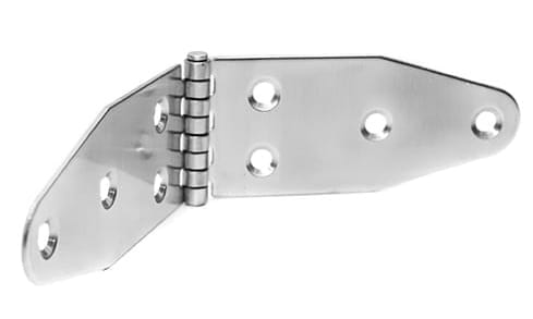 [i61.1845.4US] Hinge 185x40x1,5mm type A, AISI 304 SATIN