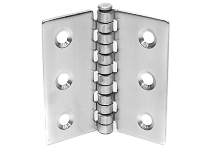 [i61.6015.4US] Hinge 60x60x1,5mm type E, AISI 304 SATIN