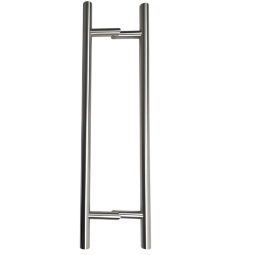 Door handle 45°, 32x1000mm, AISI 304, universal, satin