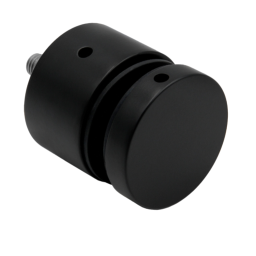 [i01.5013.4XM.9005] Glass clamp M10 D50, AISI 304, Black (8-17.52mm)