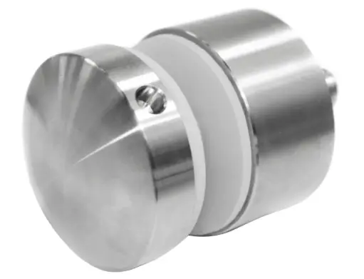 [i01.4020M.4XS] Point glass holder d40mm, M10, AISI304 satin (8-17.52mm)