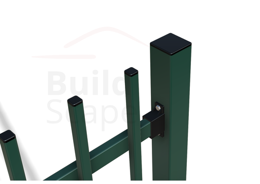 MEP1 Metal fence H1300mm, RAL6005