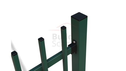 MEP3 Metal fence H1300mm, RAL6005