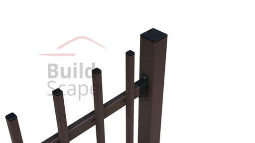 MEP3 Metal fence H1300mm, RAL8017