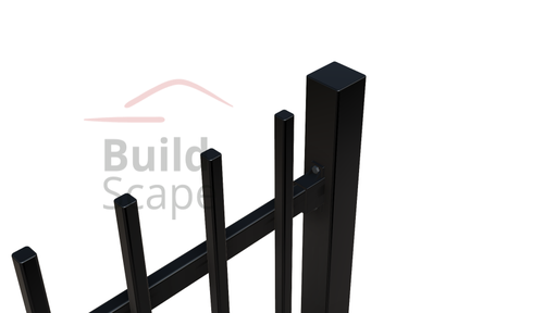 [MEP3.9005M.H1300] MEP3 Metal fence H1300mm, RAL9005
