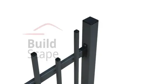 MEP5 metal fence H1300mm, RAL7016