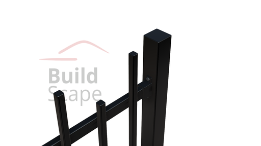 [MEP5.9005M.H1300] MEP5 Metal fence H1300mm, RAL9005