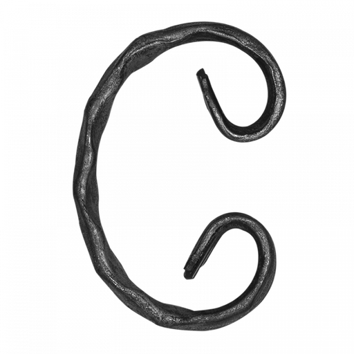 [K10.200] C formas Velmējums  12x6 mm H80 x L55 mm