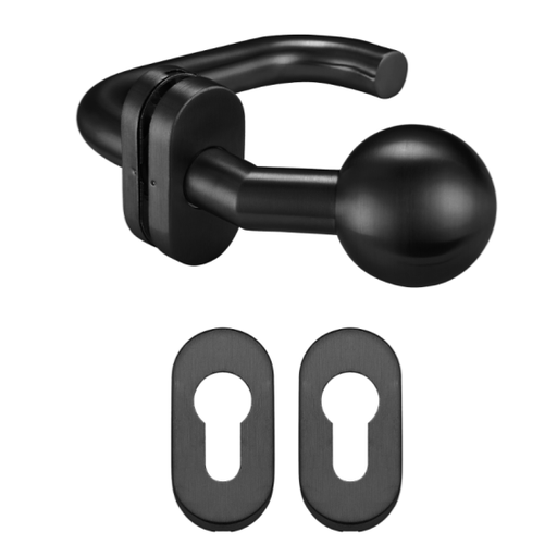 [63.466] Door handle H60xL175mm, black