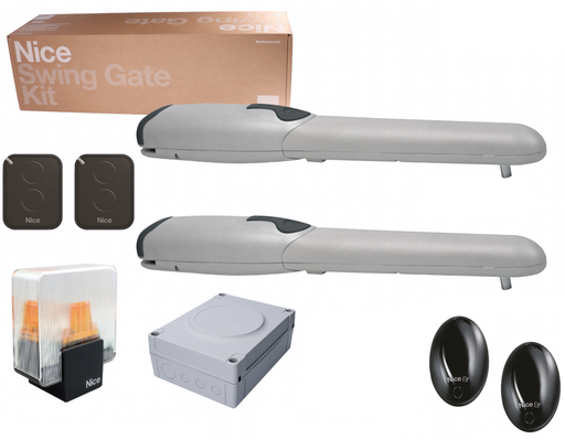 Nice WINGO2024KCE Kit full automation kit for swing gates up to 4m