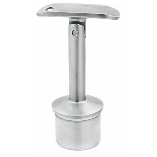 [i06.02B1.6BS] Handrail holder D42,4mm H80mm, AISI 316, satin