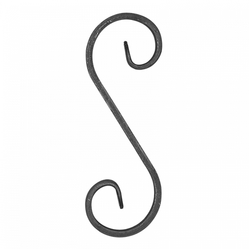 [K10.116] S formas Velmējums 12x6 mm H230 x L80 mm