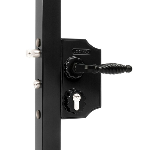 [BS. LAKQ4040H2L9005VSZFA] Ornamental lock Locinox 40-60mm RAL9005
