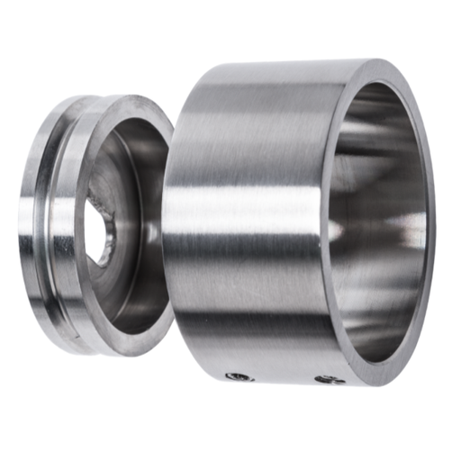 [i22.1002.4CS] Wall and bottom handrail fastening 48,3mm D56xH25mm AISI 304