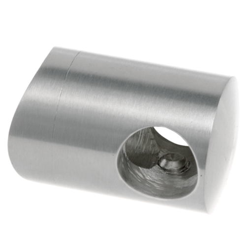 [i02.0014.4BS] Rod crossbar holder 42,4mm d14mm D22 h20, AISI 304 Satin