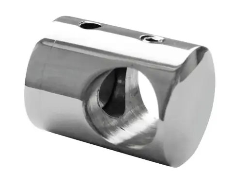 [i02.0012.4XP] Crossbar holder, d12mm, for flat surface AISI304 polished