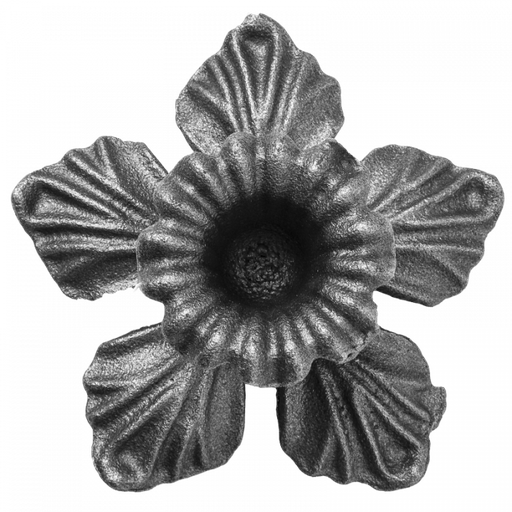 [K52.131] Decorative steel flower 4 mm L90 x H45 mm