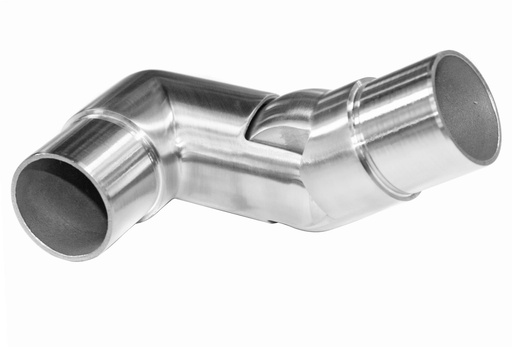 [i13.1401.4BS] Поворот 90 градусов с регулируемой частью d42,4mm AISI304
