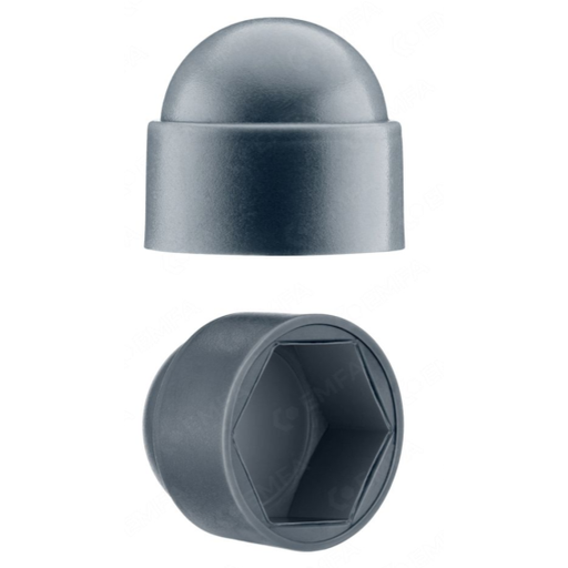[62.410.RAL7016] Plastic cap M10x17mm (RAL 7016)