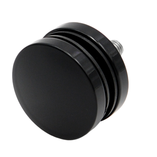 [i01.501M.4XP.BLACK] Stikla turētājs M10 D50mm, AISI 304, melns (glancēts) (8-17.52mm)