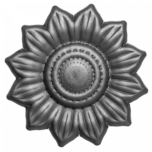 [K50.056] Decorative steel flower D95 x 2 mm
