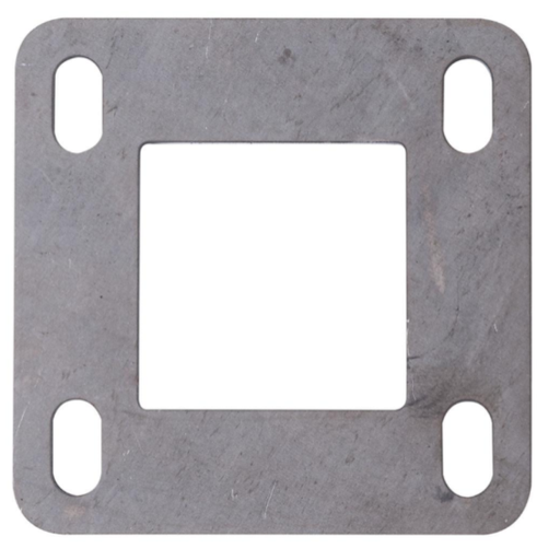 [K45.100.50] Стальной фланец 50x50x4mm/100x100mm