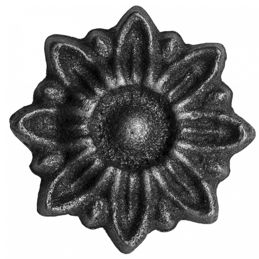 [K52.301] Decorative steel flower D55 x 8 mm