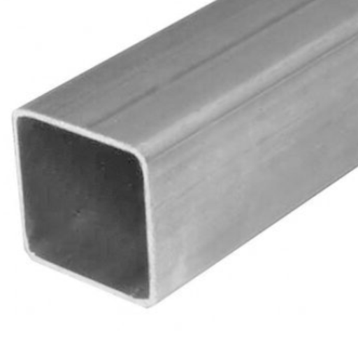Square tube 120x120x3mm L1000mm, galvanized