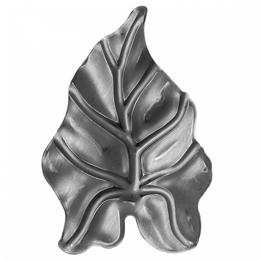 [K50.182] Decorative steel leaf 2 mm H155 x L110 mm