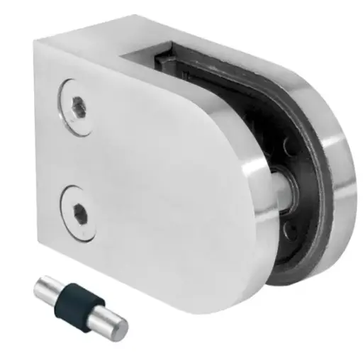 [i01.50D1.4XP] Stikla turētājs b38 L50 H40 W26 a16 AISI 304 (Polished)