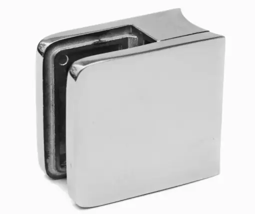 [i01.45K1.4BP] Stikla turētājs 42,4 L45xH45 mm W26xa16 mm (AISI 304 Polished)