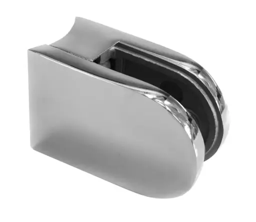 [i01.63D1.4BP] Stikla turētājs d42,4mm, 63x45x28mm AISI 304, pulēts