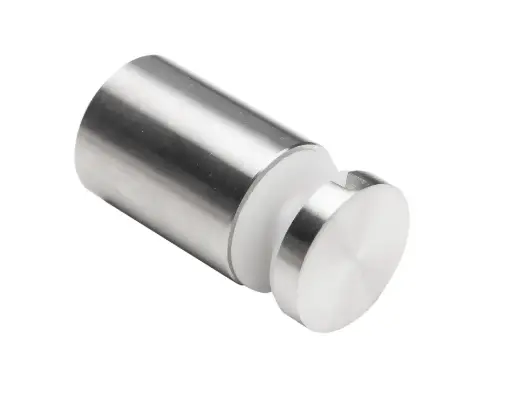 [i01.3040.4XS] Punktveida stikla turētājs d30mm, M8, AISI304 slīpēts (4-16,76mm) 