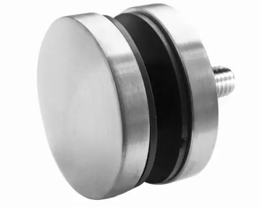 [i01.5010.4XS] Point glass holder d50mm, M10, AISI304 satin (8-17.52mm)