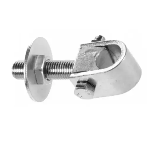 [61.054] Adjustable hinge for gate, for welding M24 L150mm, ring D60 mm