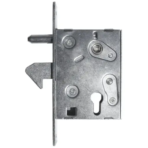 [63.200] Lock with hook, for sliding gates, H210mm/72mm