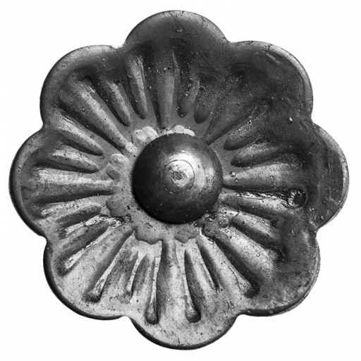 [K50.004] Decorative steel flower D62 mm 4 mm