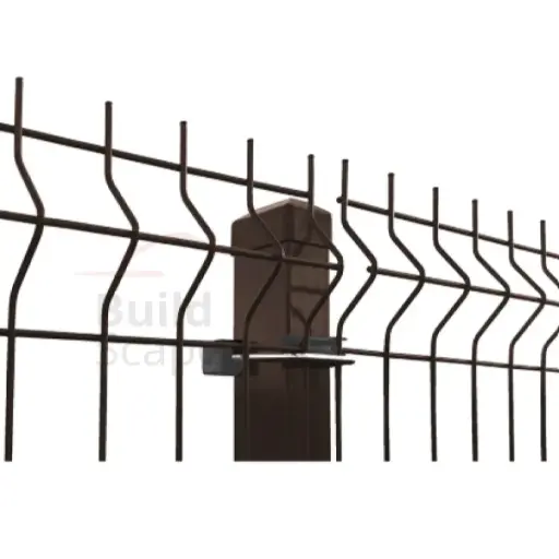 [3D.5.1530.W46.8017] 3D Fence panel Ø5mm, H1530mm (200x55mm), RAL8017