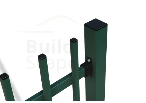 MEP1 Metal fence H1700mm, RAL6005