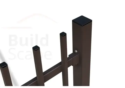 [MEP1.8017M.H1700] MEP1 Metal fence H1700mm, RAL8017