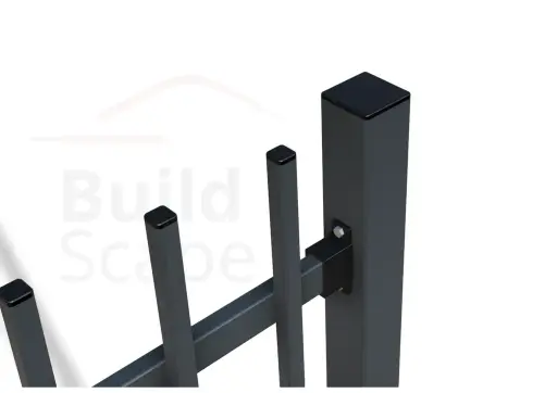 MEP1 Metāla žoga posms H1500mm, RAL7016